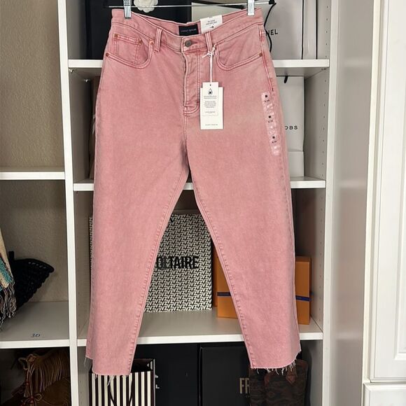 Women’s Lucky Brand 90s Loose Crop High Rise Denim Straight Leg size 6/28 - Picture 5 of 9